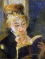 Femme lisant Pierre Auguste Renoir